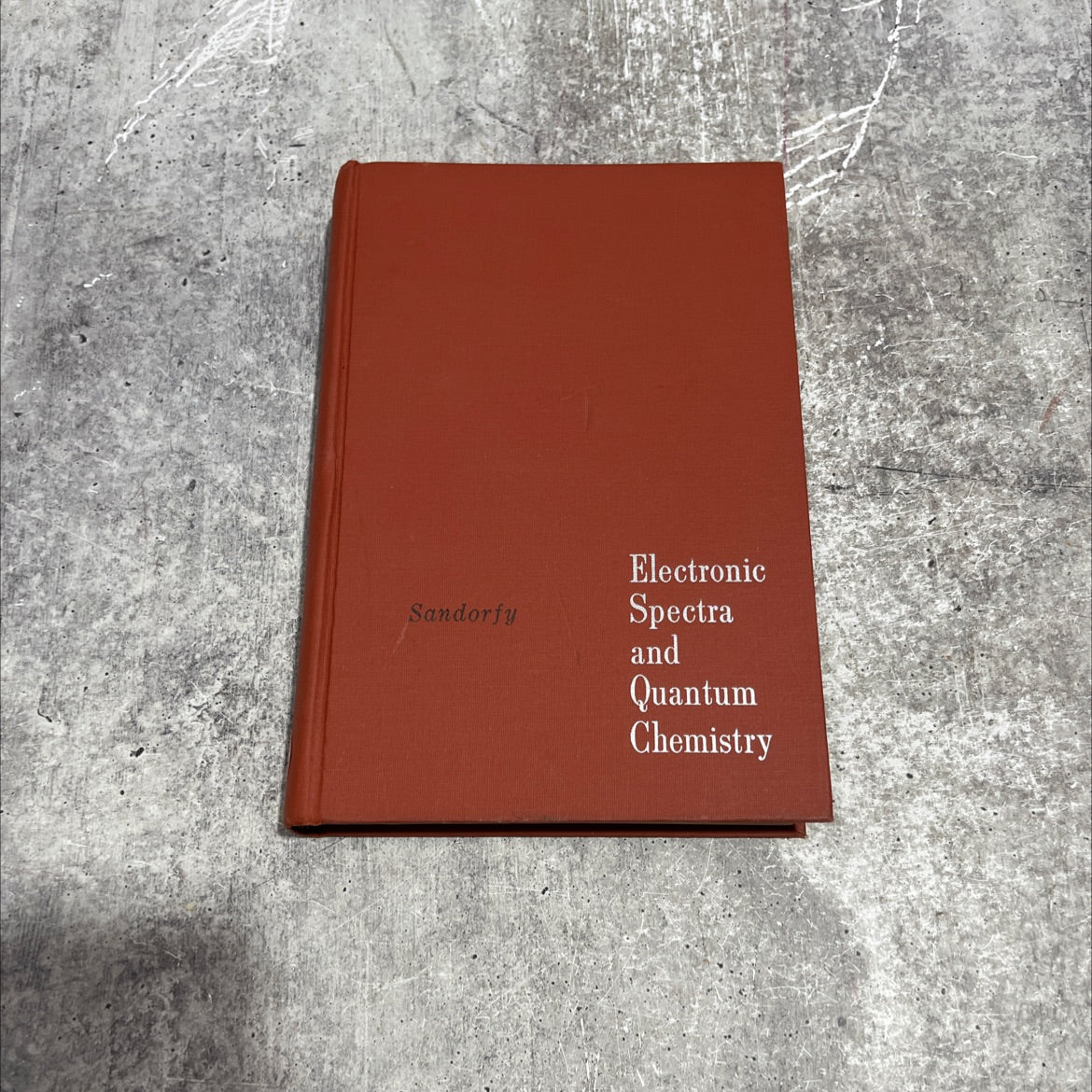 electronic spectra and quantum chemistry book, by c. sandorfy, 1964 Hardcover image 1
