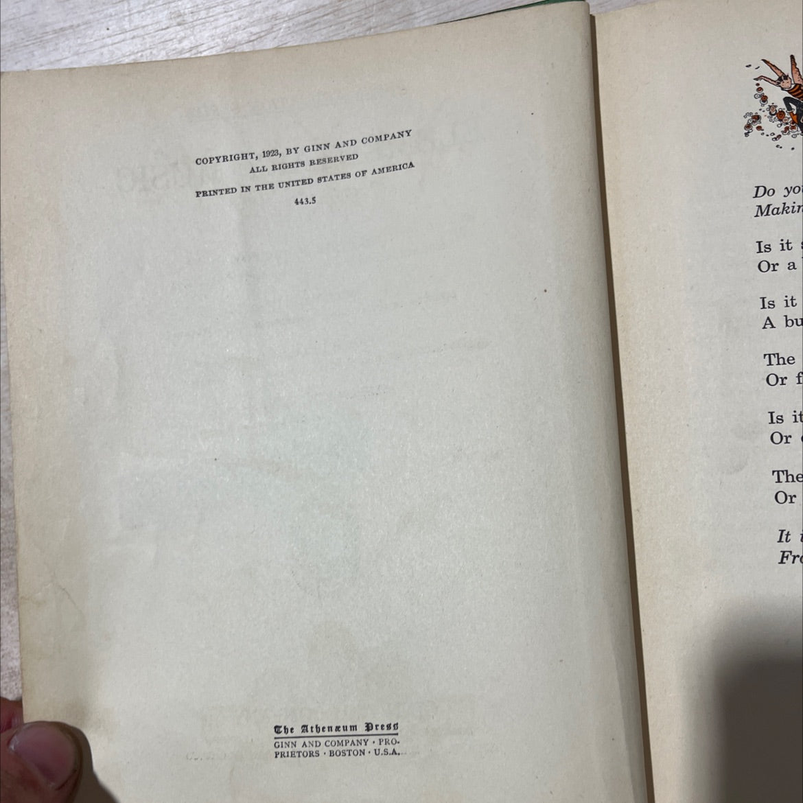 elementary music book, by thaddeus p. giddings, will earhart, ralph l. baldwin, 1923 Hardcover image 3