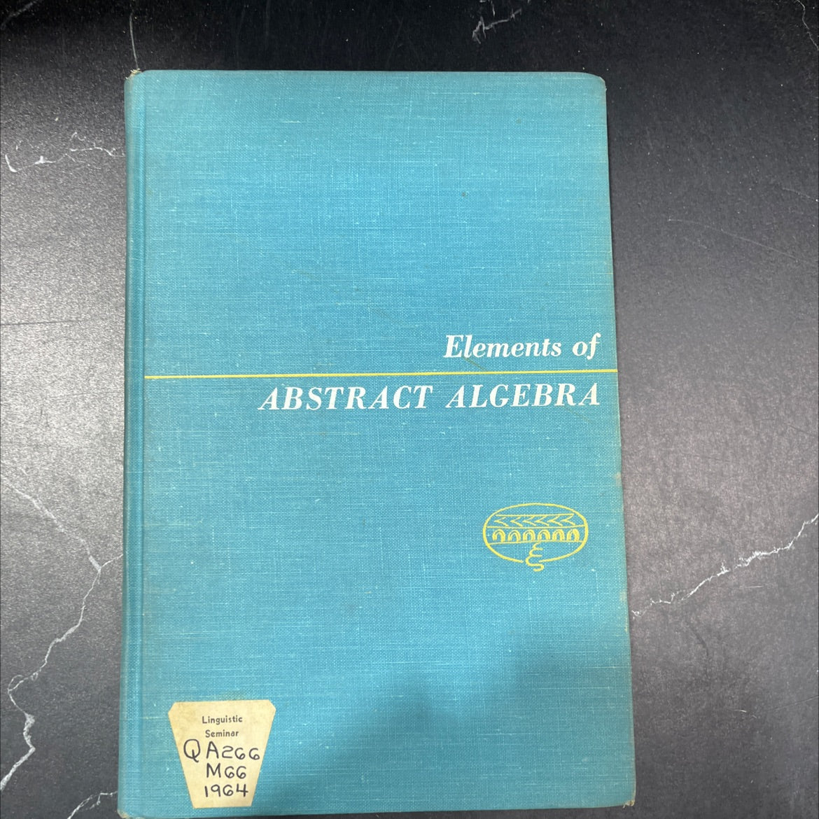 elements of abstract algebra book, by john t. moore, 1964 Hardcover image 1
