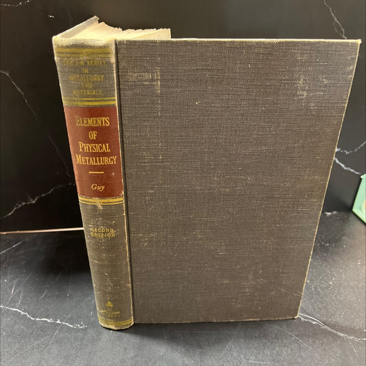 elements of physical metallurgy book, by albert g. guy, 1959 Hardcover, Vintage image 1