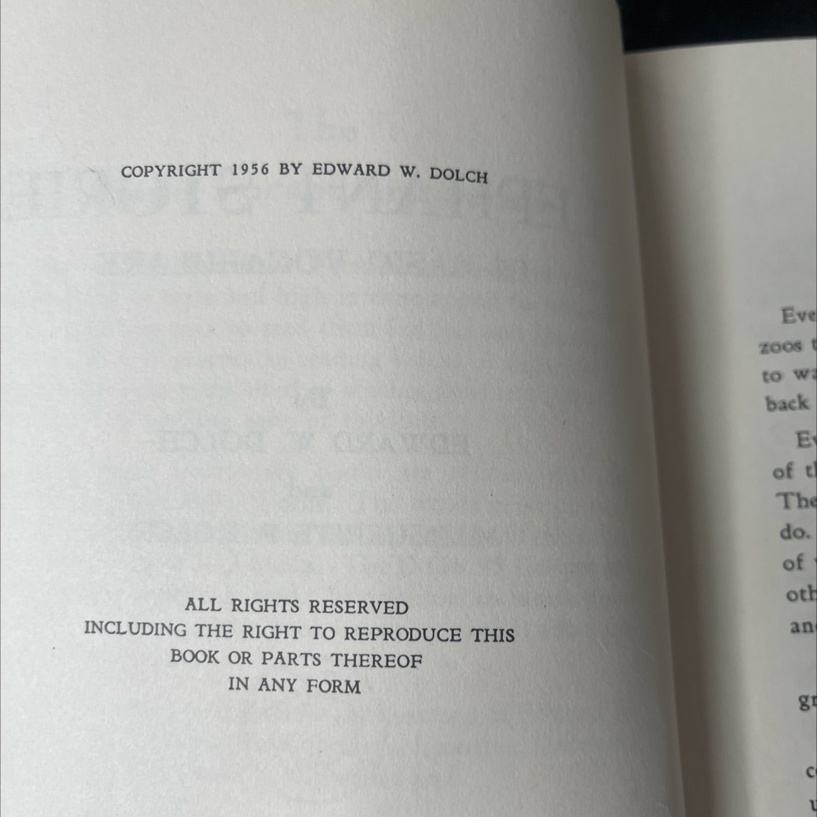 elephant stories in basic vocabulary book, by edward w. dolch, marguerite p. dolch, 1956 Hardcover, Vintage image 3