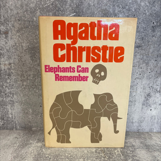 elephants can remember book, by agatha christie, 1972 Hardcover image 1