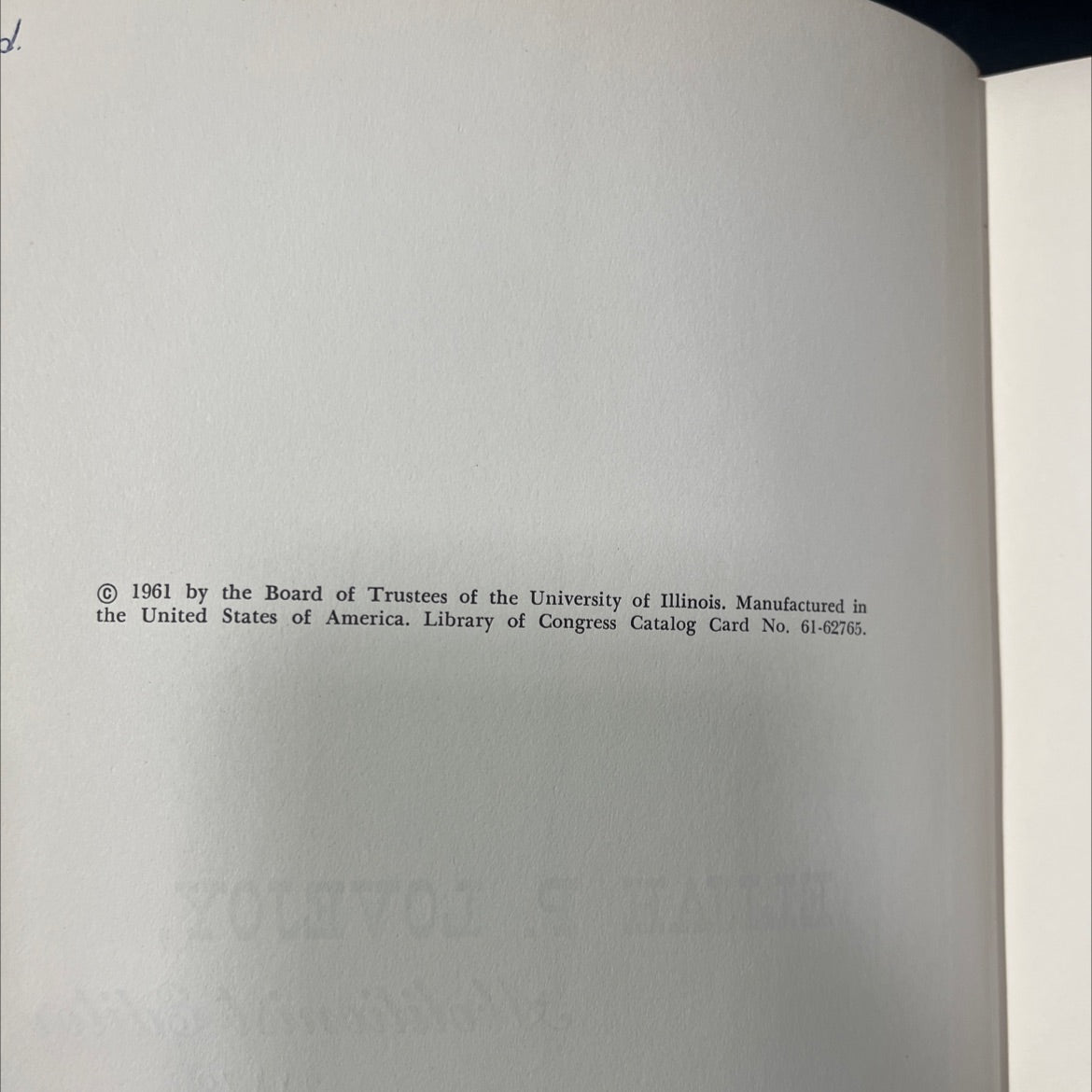 elijah p. lovejoy, abolitionist editor book, by Merton L. Dillon, 1961 Hardcover image 3