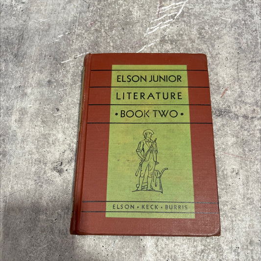 elson junior literature book two book, by william h. elson, christine m. keck, mary h. burris, 1936 Hardcover image 1