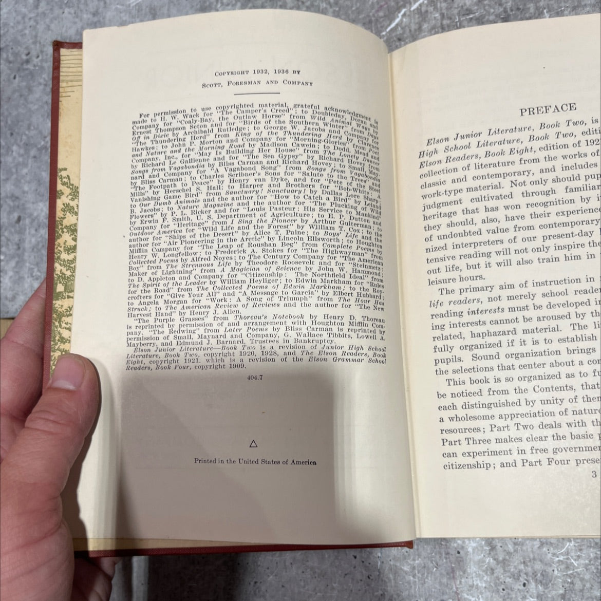 elson junior literature book two book, by william h. elson, christine m. keck, mary h. burris, 1936 Hardcover image 3