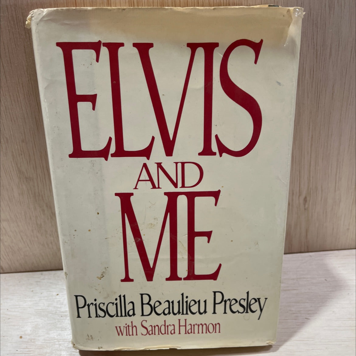 elvis and me book, by Priscilla Beaulieu Presley with Sandra Harmon, 1985 Hardcover, Vintage image 1