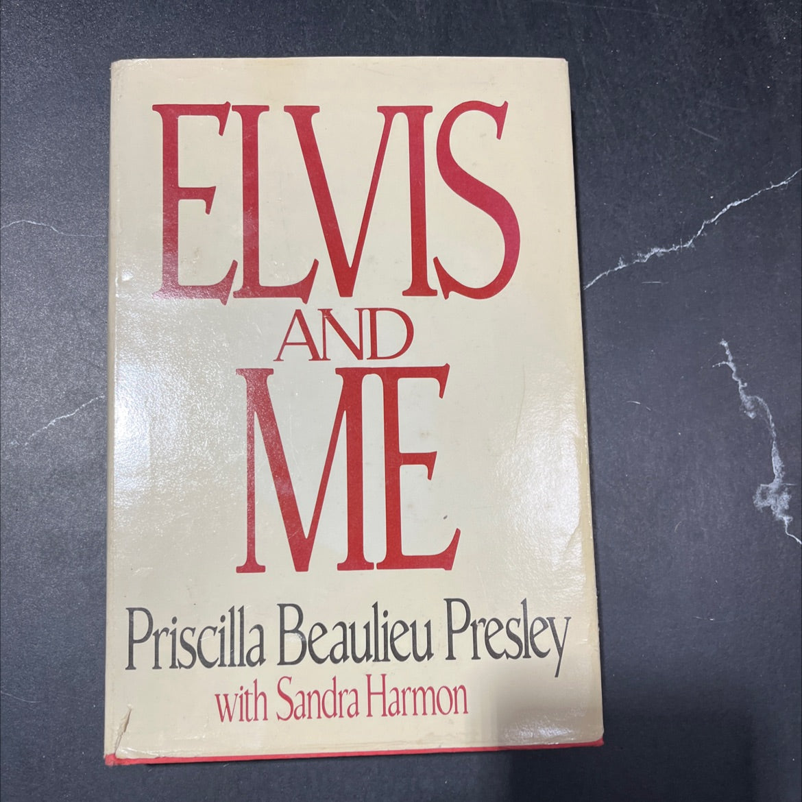 elvis and me book, by priscilla beaulieu presley with sandra harmon, 1985 Hardcover image 1