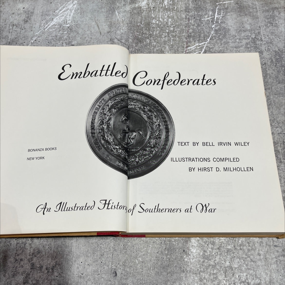 embattled confederates book, by bell irvin wiley, 1964 Hardcover image 2