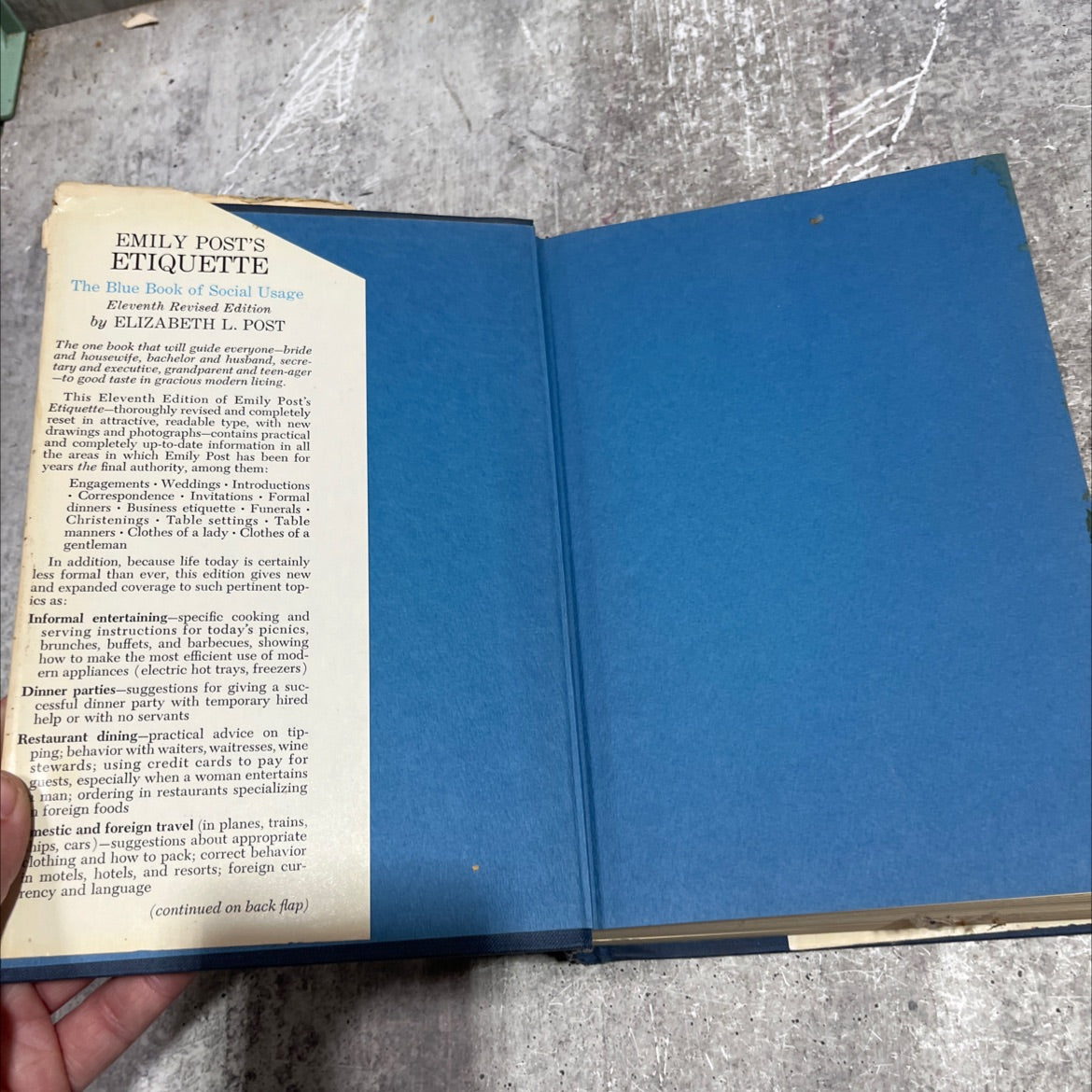 emily post's etiquette book, by elizabeth l. post, 1965 Hardcover image 4