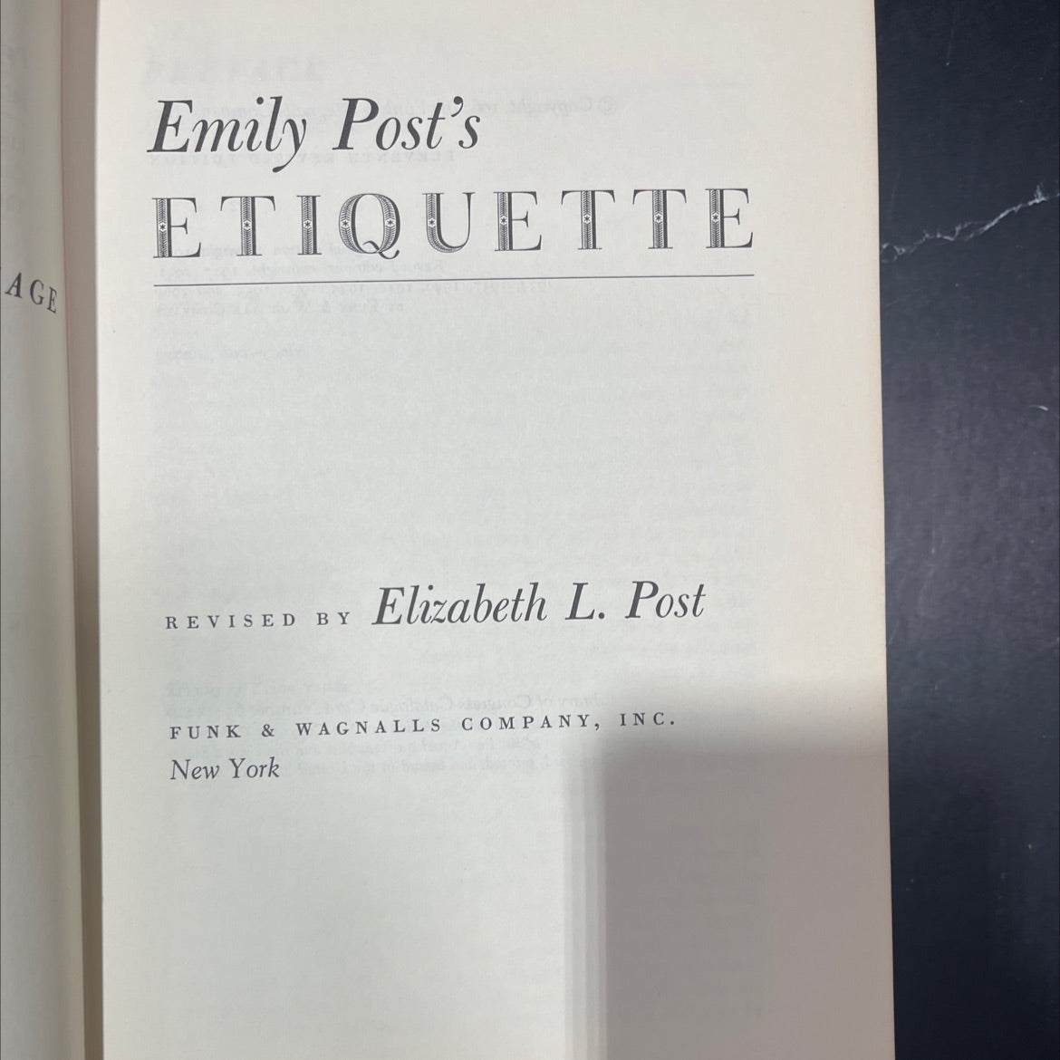 emily post's etiquette book, by elizabeth l. post, 1965 Hardcover image 2