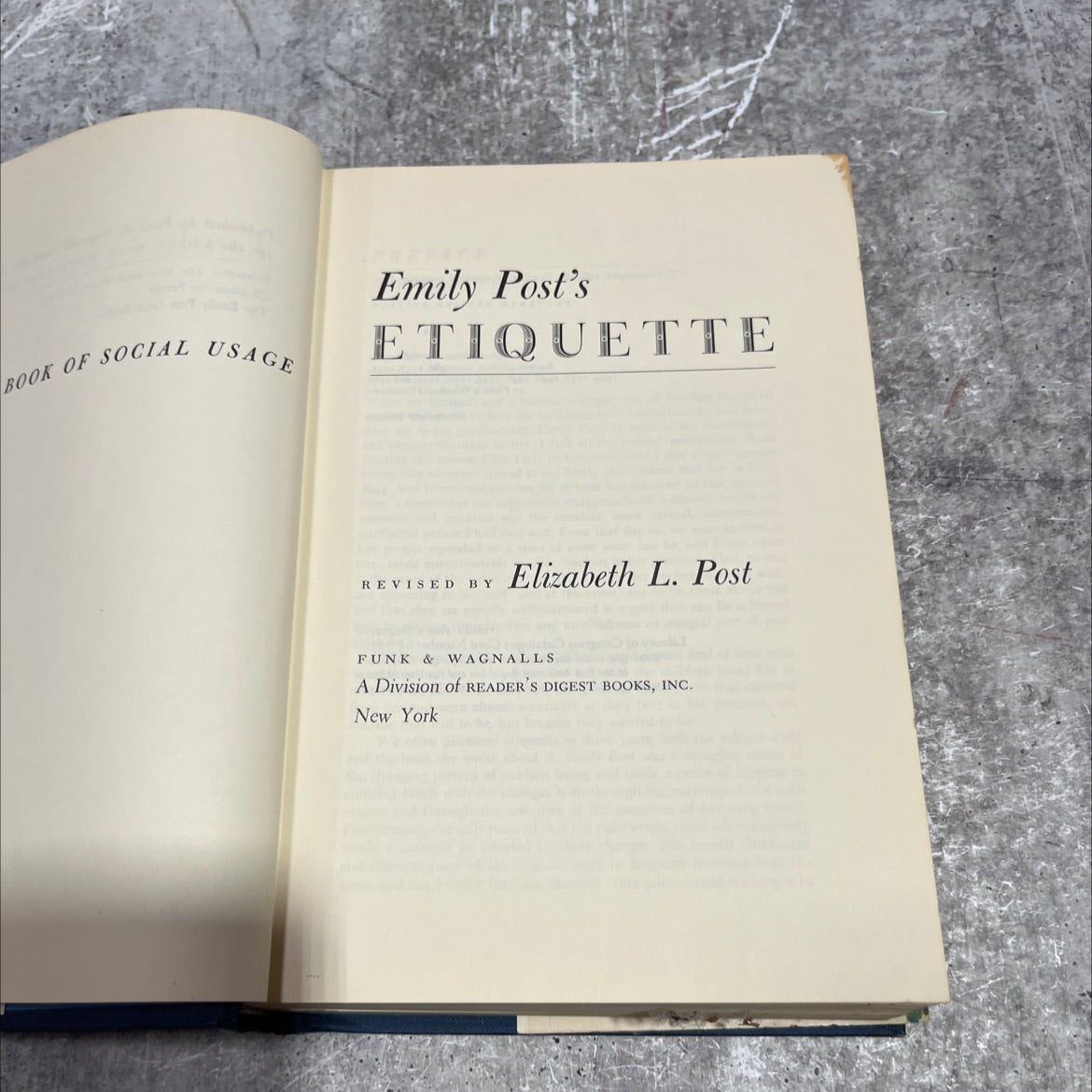 emily post's etiquette book, by elizabeth l. post, 1965 Hardcover image 2