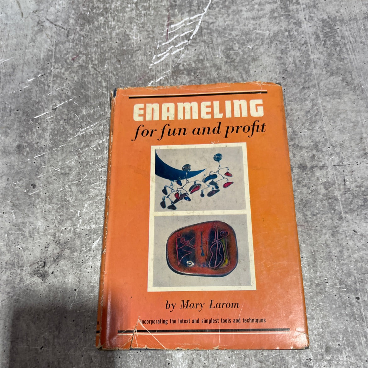 enameling for fun and profit book, by Mary Larom, 1960 Hardcover image 1