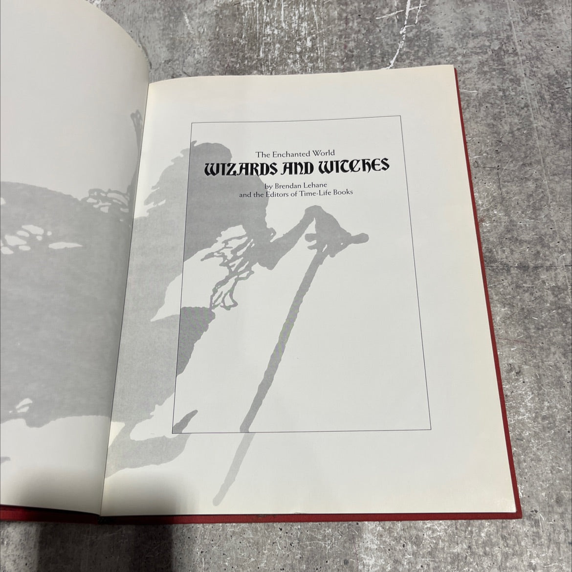 enchanted world wizards and witches book, by Brendan Lehane, 1989 Hardcover image 2