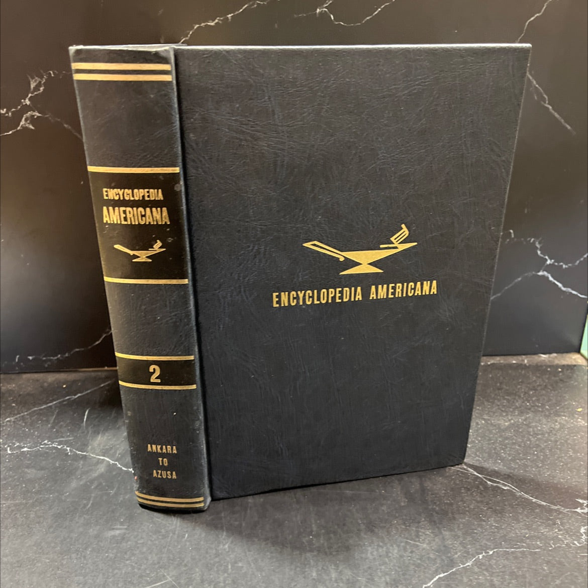 encyclopedia americana volume 2 book, by unknown, 1973 Hardcover image 1
