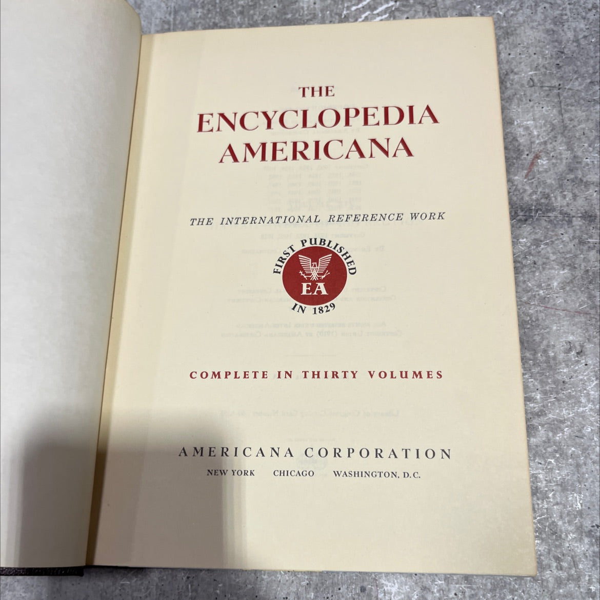 encyclopedia americana book, by americana corporation, 1960 Hardcover image 2