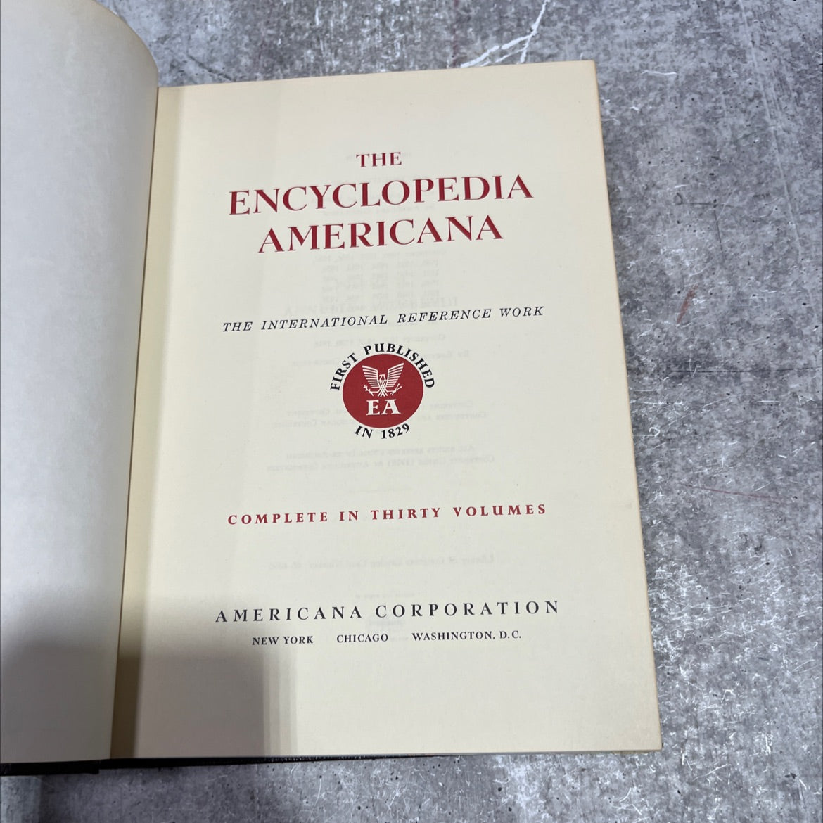 encyclopedia americana book, by unknown, 1960 Hardcover image 2