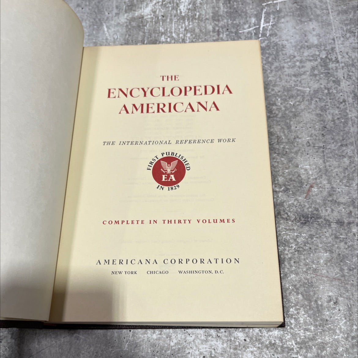 encyclopedia americana book, by unknown, 1960 Hardcover image 2