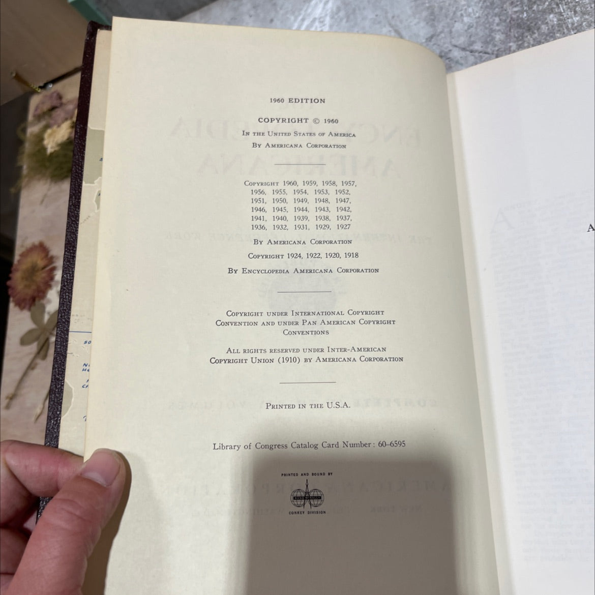encyclopedia americana book, by unknown, 1960 Hardcover image 3