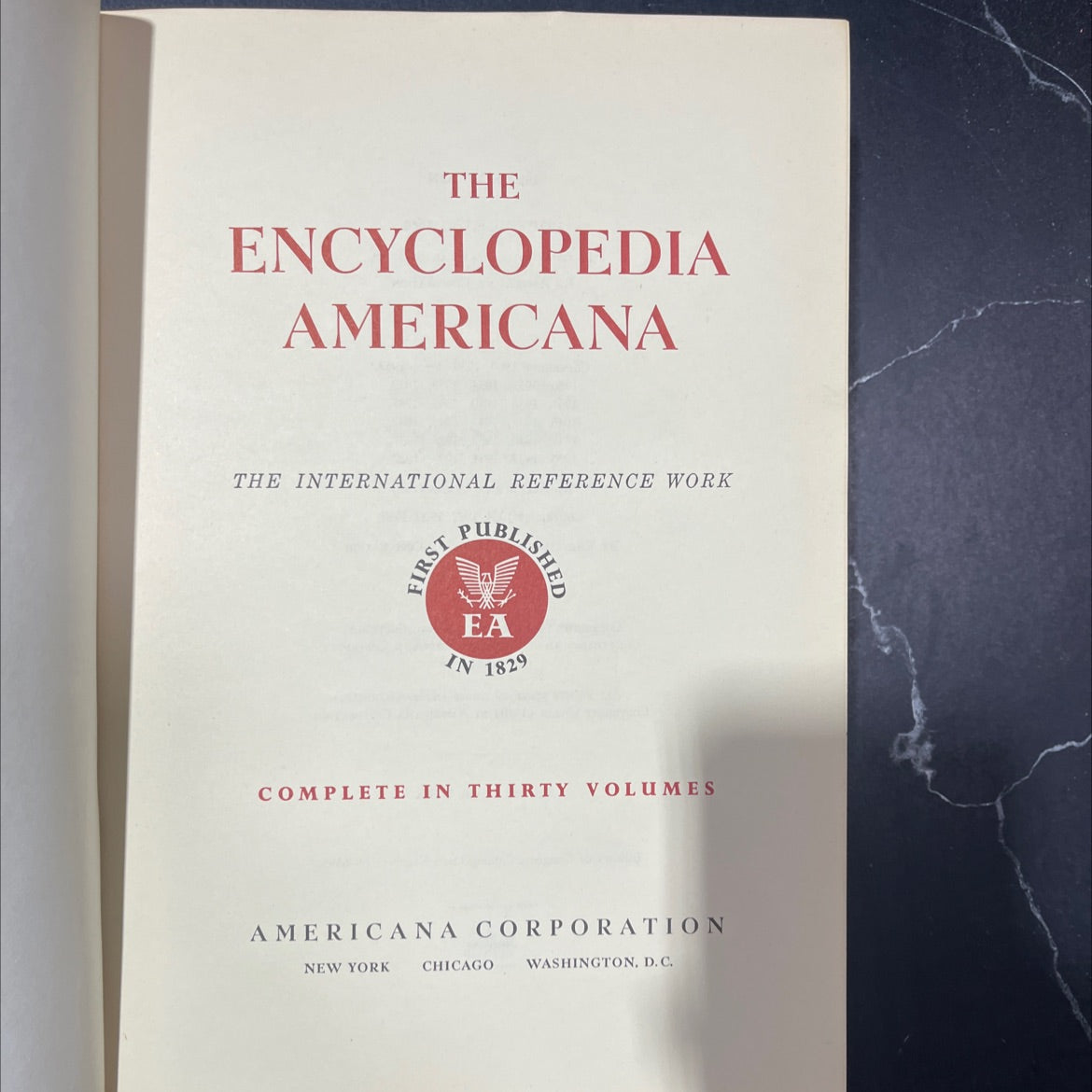 encyclopedia americana book, by americana corporation, 1960 Hardcover image 2