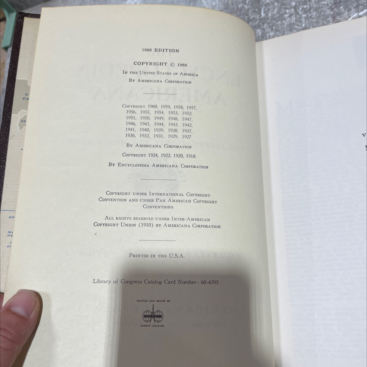encyclopedia americana book, by unknown, 1960 Hardcover image 3