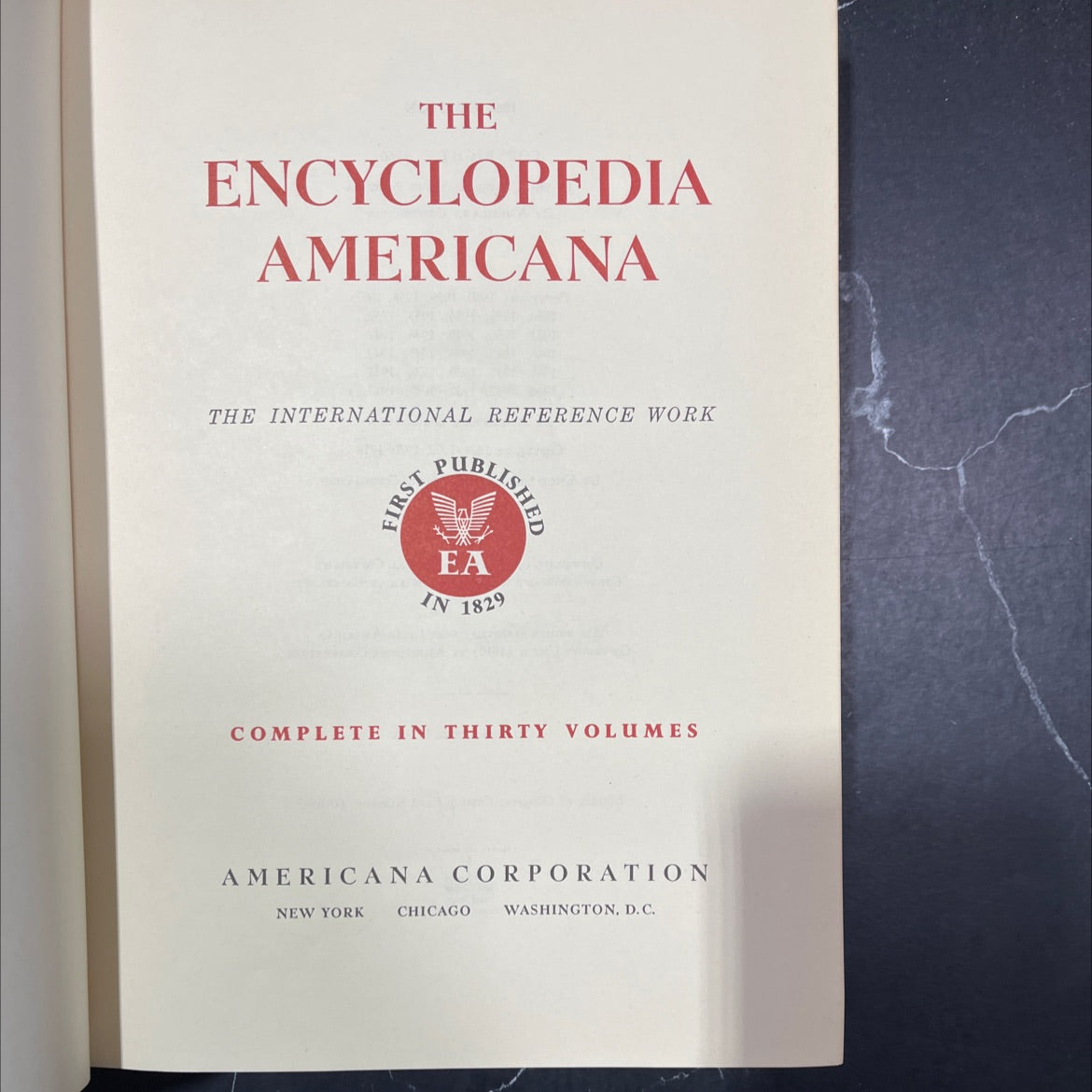 encyclopedia americana book, by unknown, 1960 Leather image 2