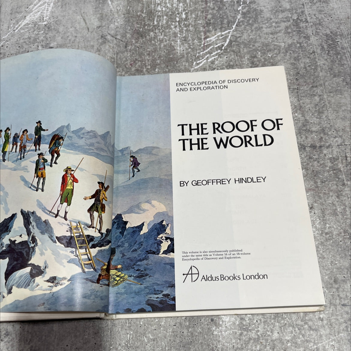 encyclopedia of discovery and exploration the roof of the world book, by geoffrey hindley, 1971 Hardcover image 2