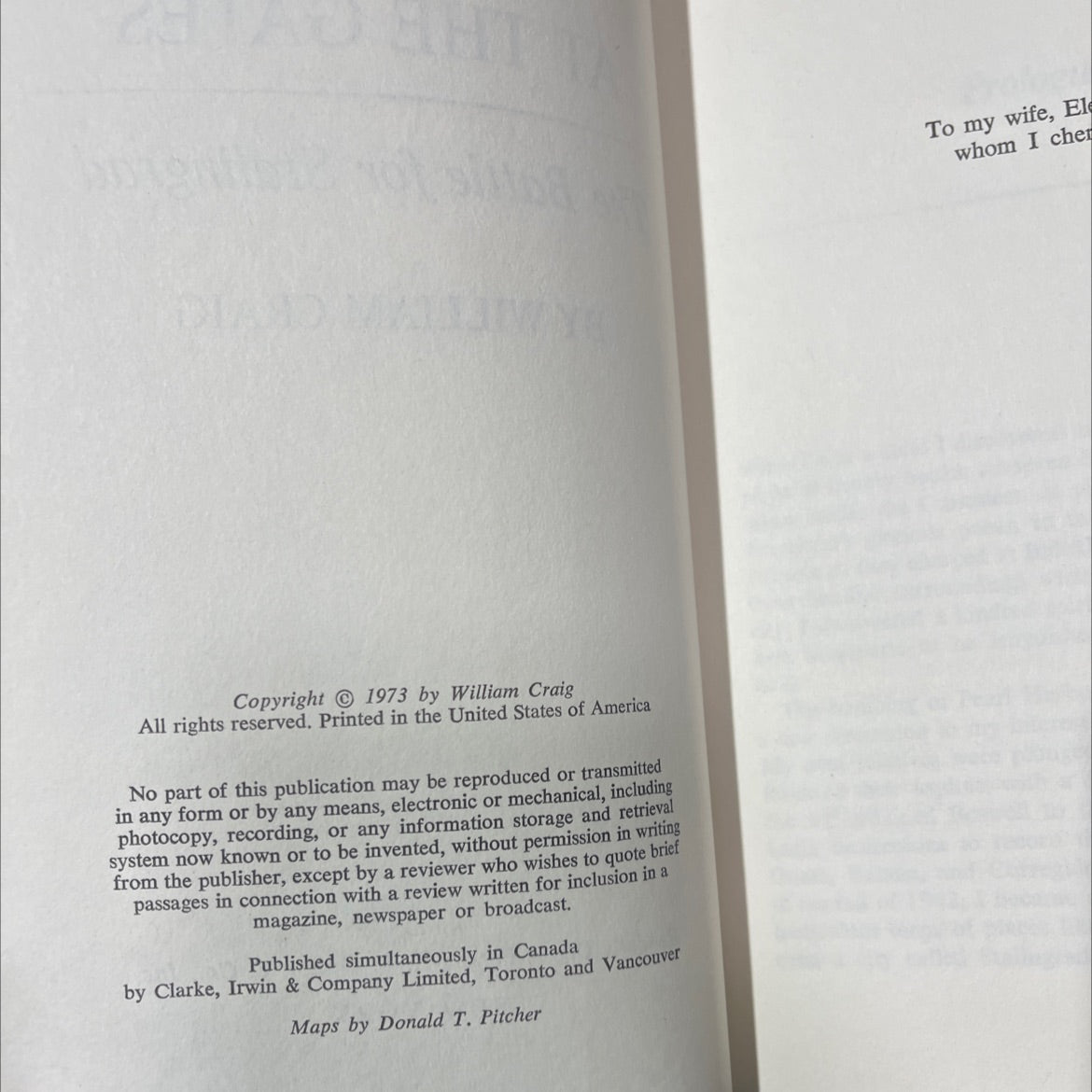 enemy at the gates the battle for stalingrad book, by william craig, 1973 Hardcover image 3