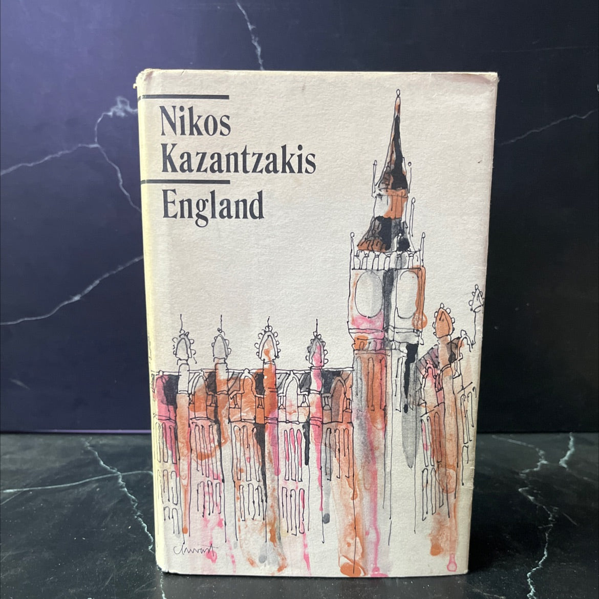 england book, by nikos kazantzakis, 1965 Hardcover image 1