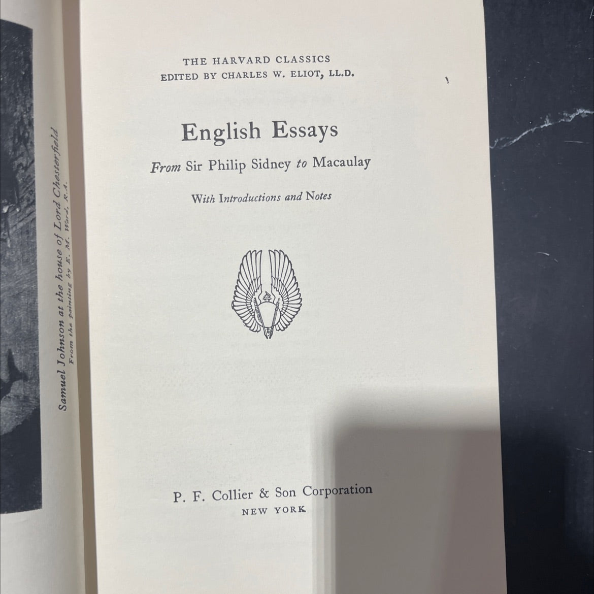 english essays from sir philip sidney to macaulay book, by unknown, 1969 Hardcover image 2