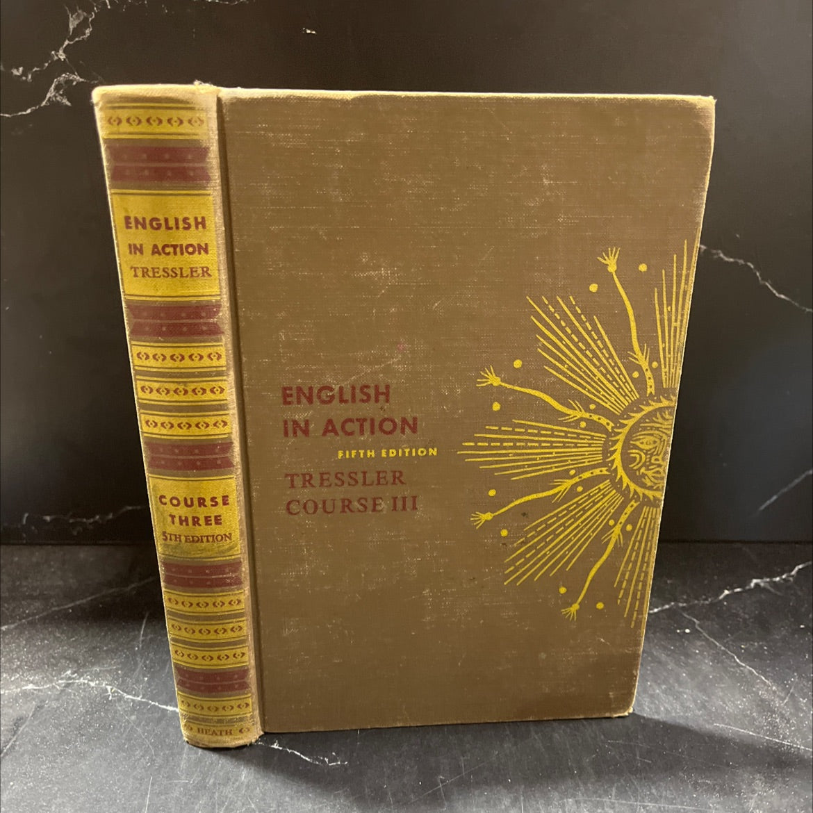 english in action book, by j. c. tressler, 1950 Hardcover image 1