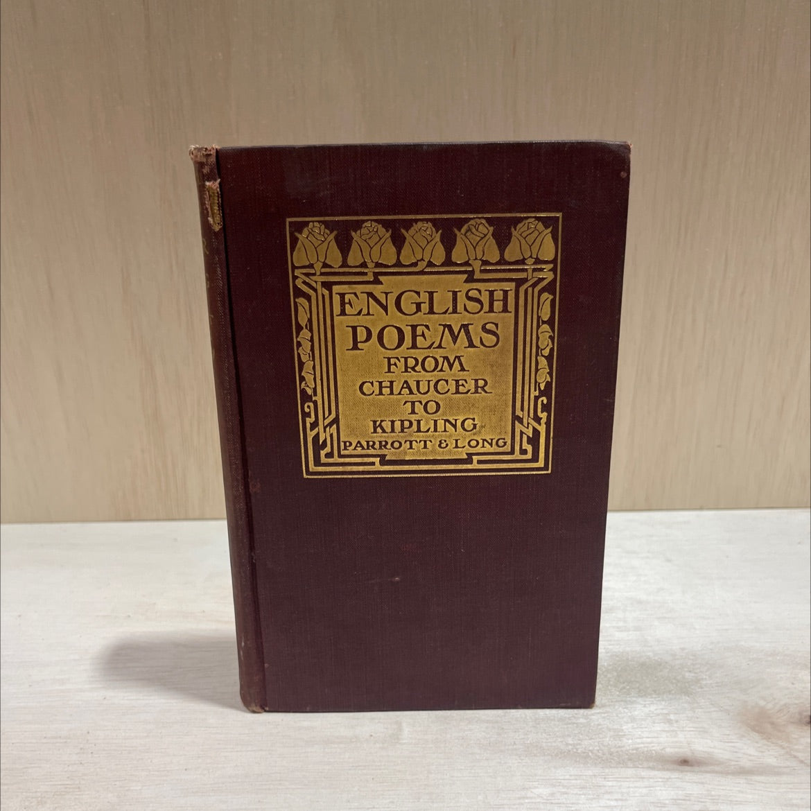 english poems from chaucer to kipling book, by thomas marc parrott, augustus white long, 1903 Hardcover image 1