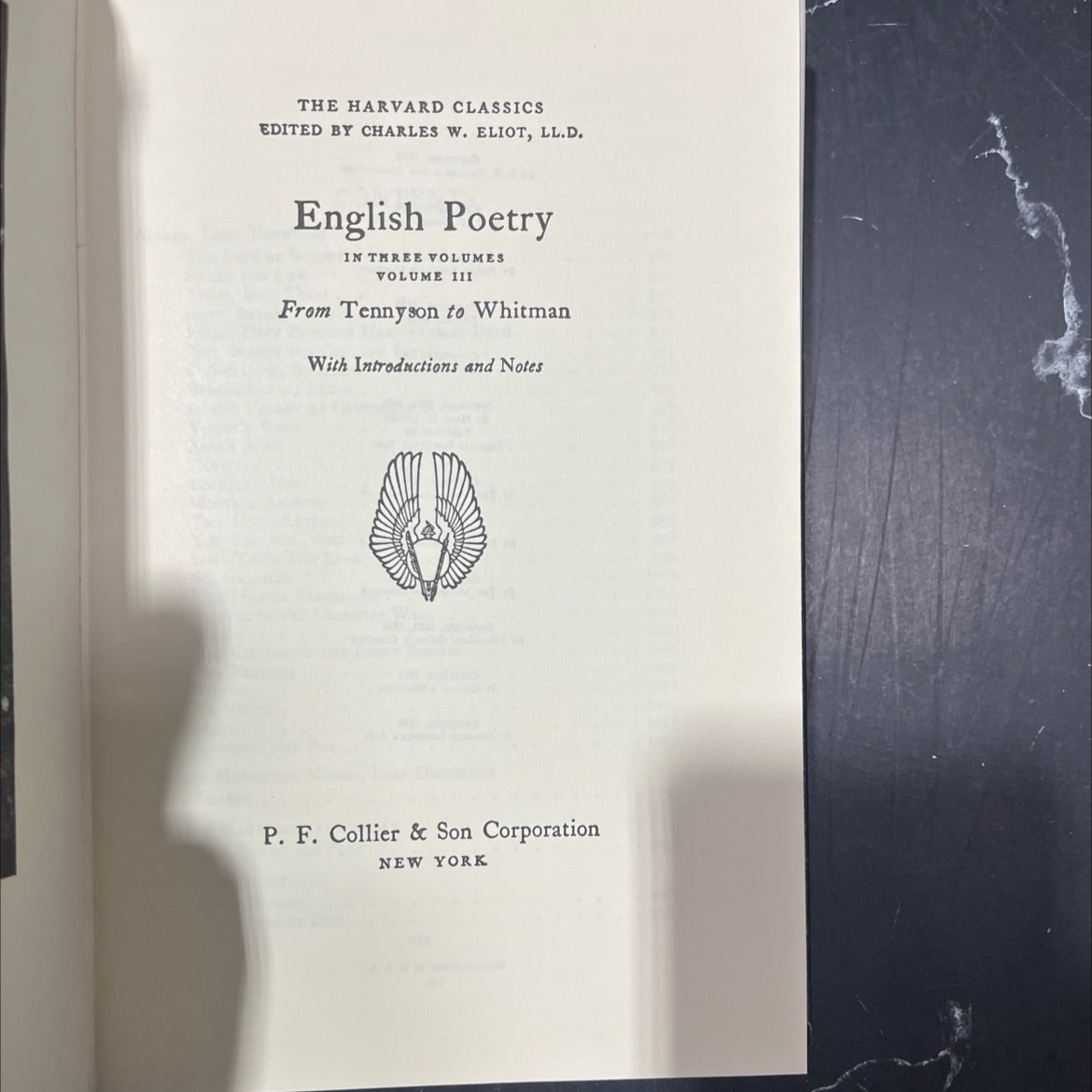 english poetry in three volumes volume iii from tennyson to whitman with introductions and notes book, by charles w. image 2
