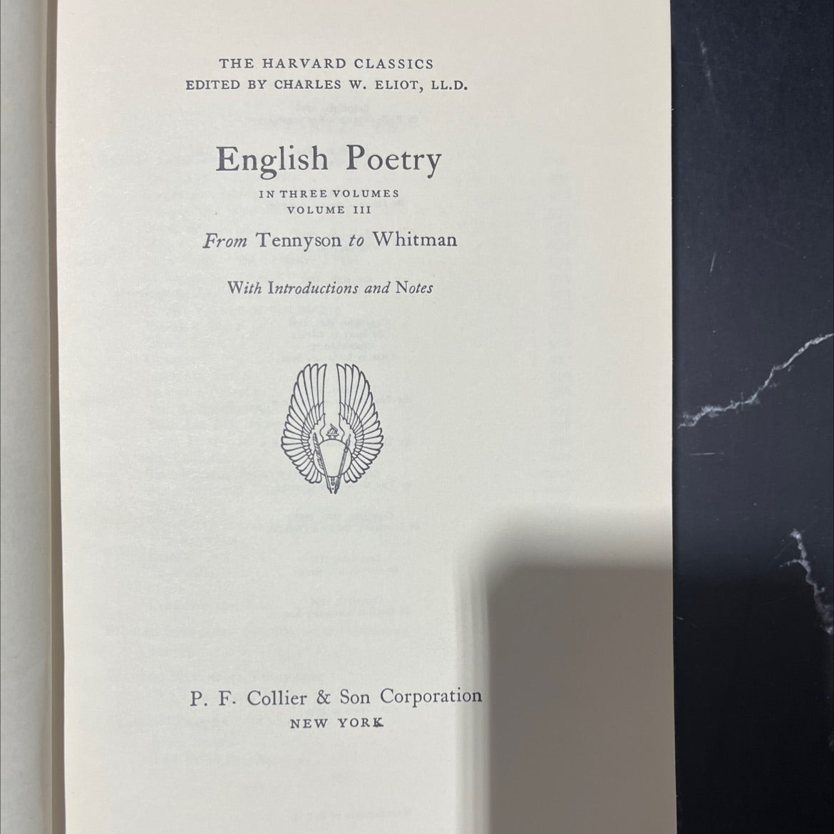 english poetry in three volumes volume iii from tennyson to whitman with introductions and notes book, by charles w. image 2