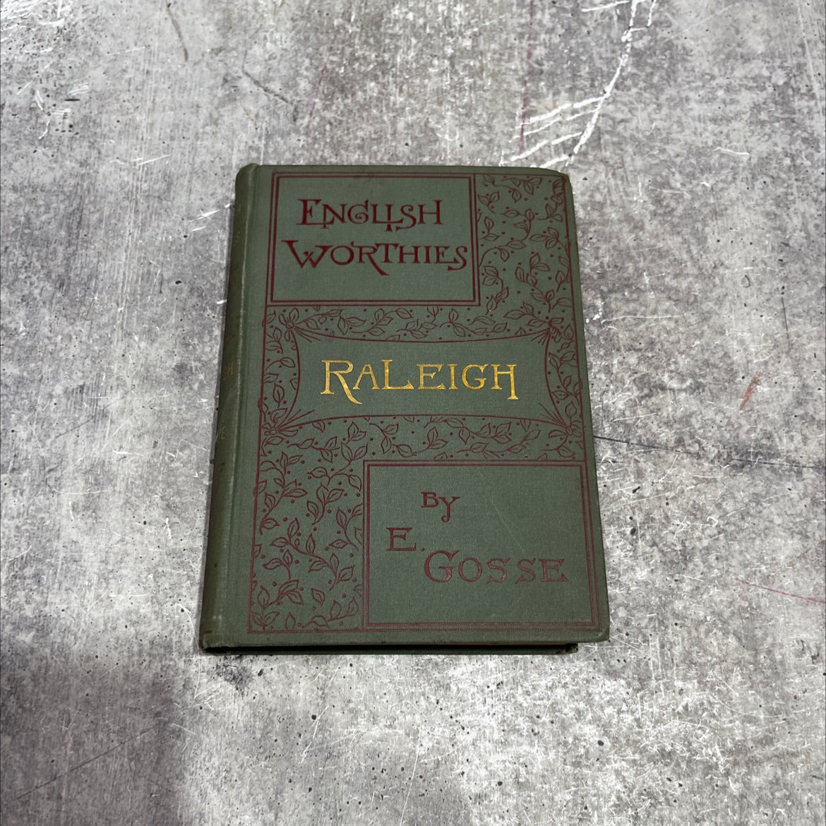 english worthies book, by edmund gosse, 1886 Hardcover image 1