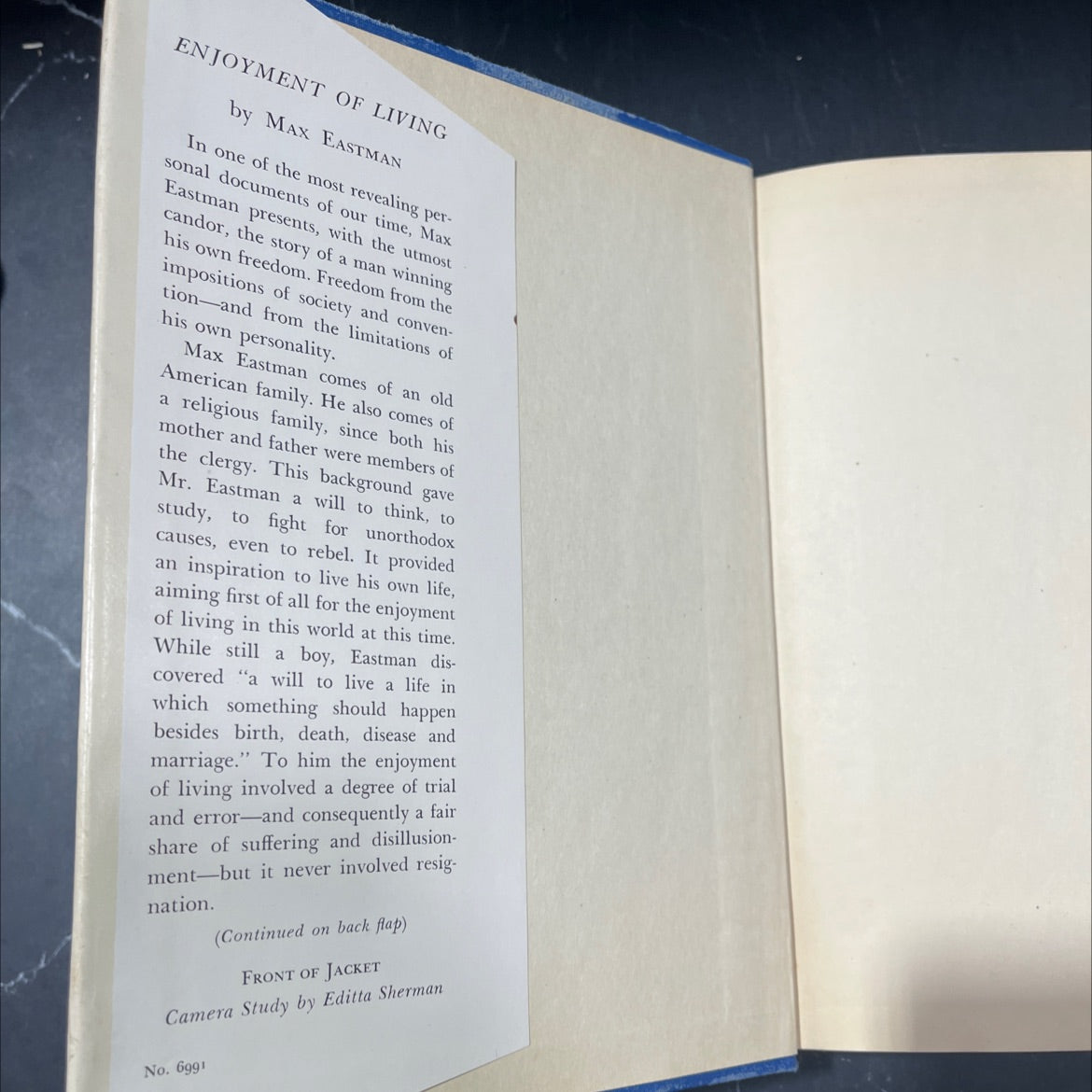 enjoyment of living book, by max eastman, 1948 Hardcover image 4
