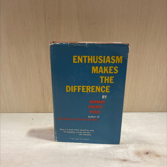 enthusiasm makes the difference book, by norman vincent peale, 1967 Hardcover image 1