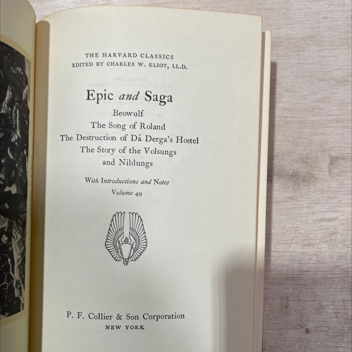 epic and saga book, by charles w. elliot, 1965 Hardcover, Vintage image 2