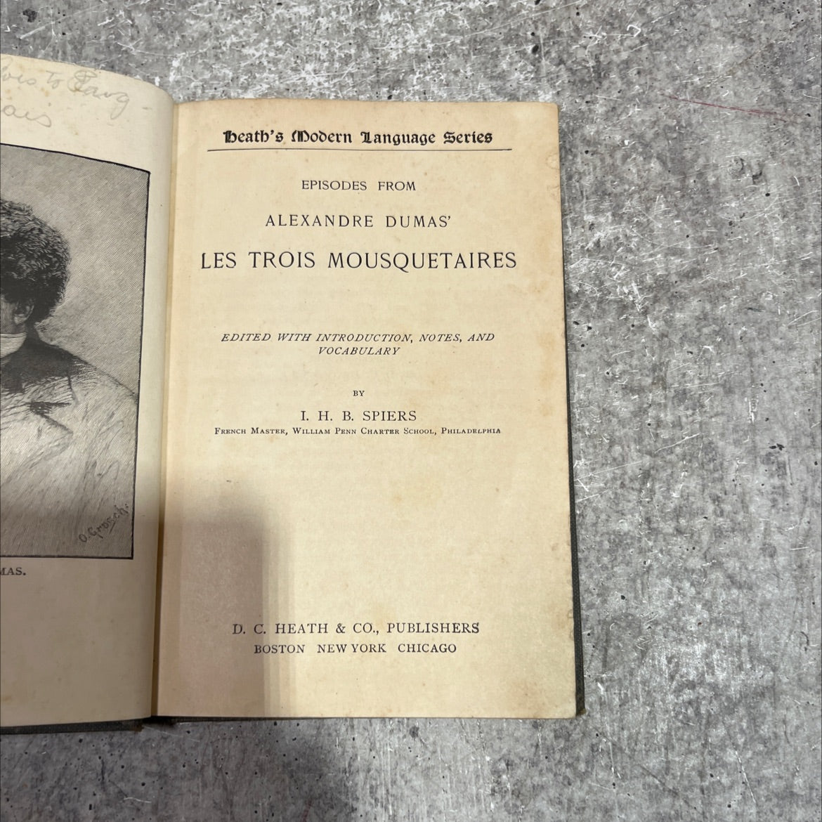 episodes from alexandre dumas' les trois mousquetaires book, by alexandre dumas, 1910 Hardcover image 2