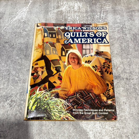 erica wilson's quilts of america book, by erica wilson, 1979 Hardcover image 1