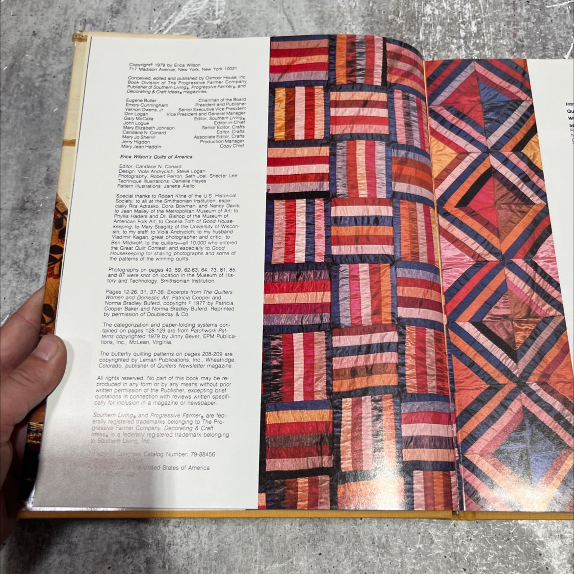 erica wilson's quilts of america book, by erica wilson, 1979 Hardcover image 3