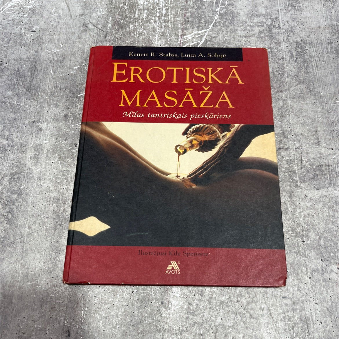 erotic massage the tantric touch of love book, by kenneth ray stubbs, ph.d., 1998 Hardcover image 1