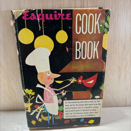 esquire cookbook book, by editors of esquire, 1955 Hardcover, Vintage image 1