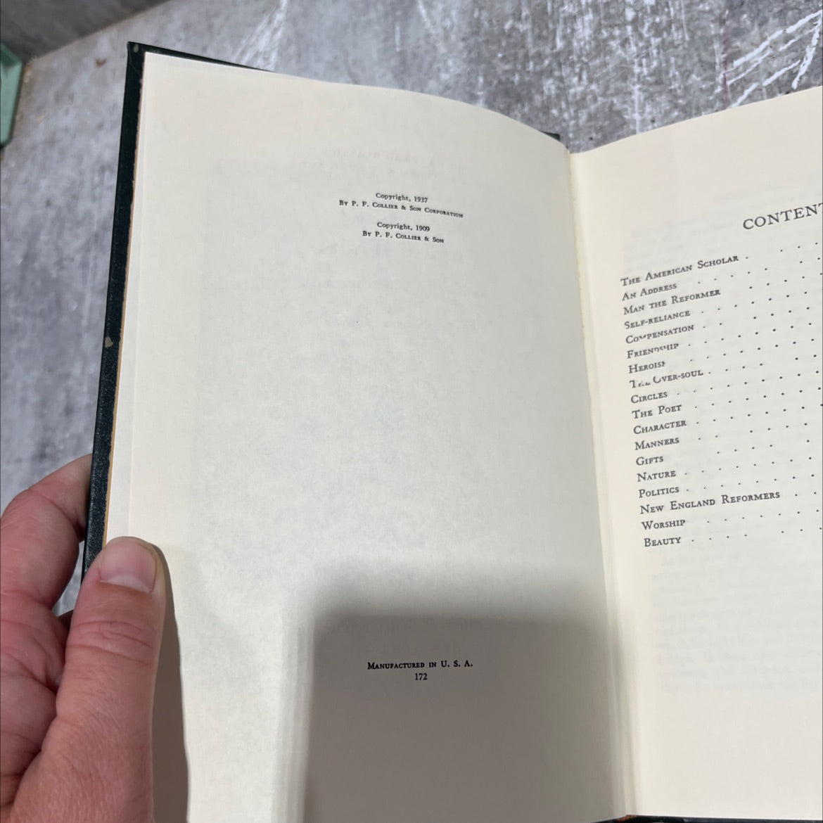 essays and english traits book, by ralph waldo emerson, 1937 Hardcover image 3
