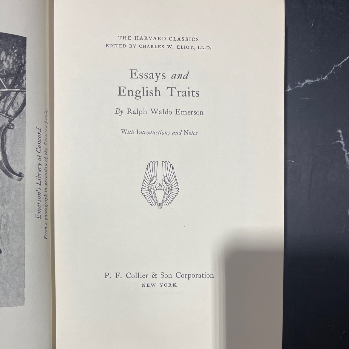 essays and english traits book, by ralph waldo emerson, 1969 Hardcover image 2