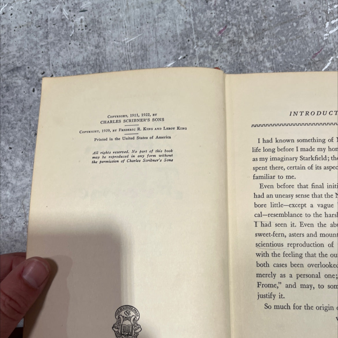 ethan frome book, by edith wharton, 1939 Hardcover image 3