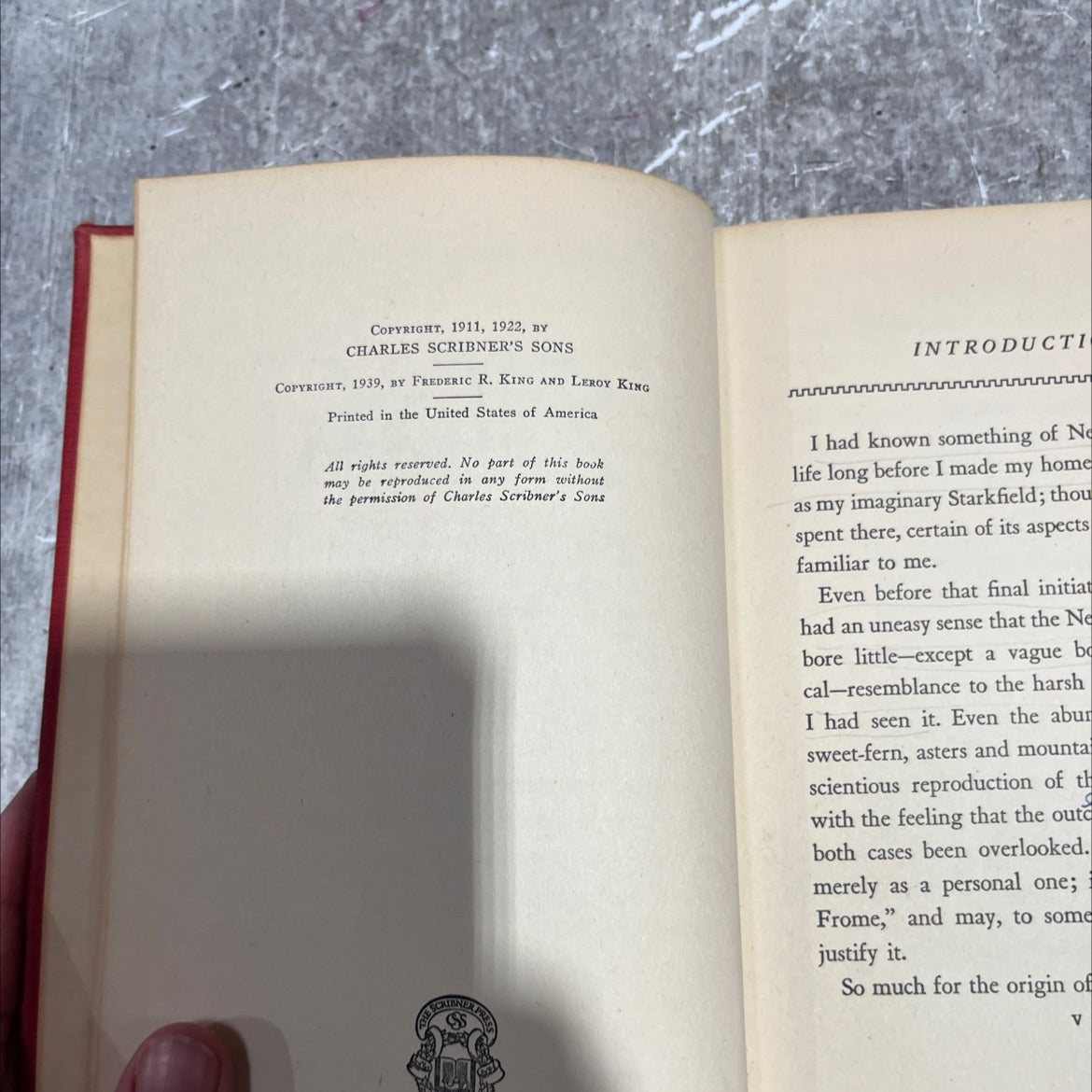 ethan frome book, by edith wharton, 1939 Hardcover image 3