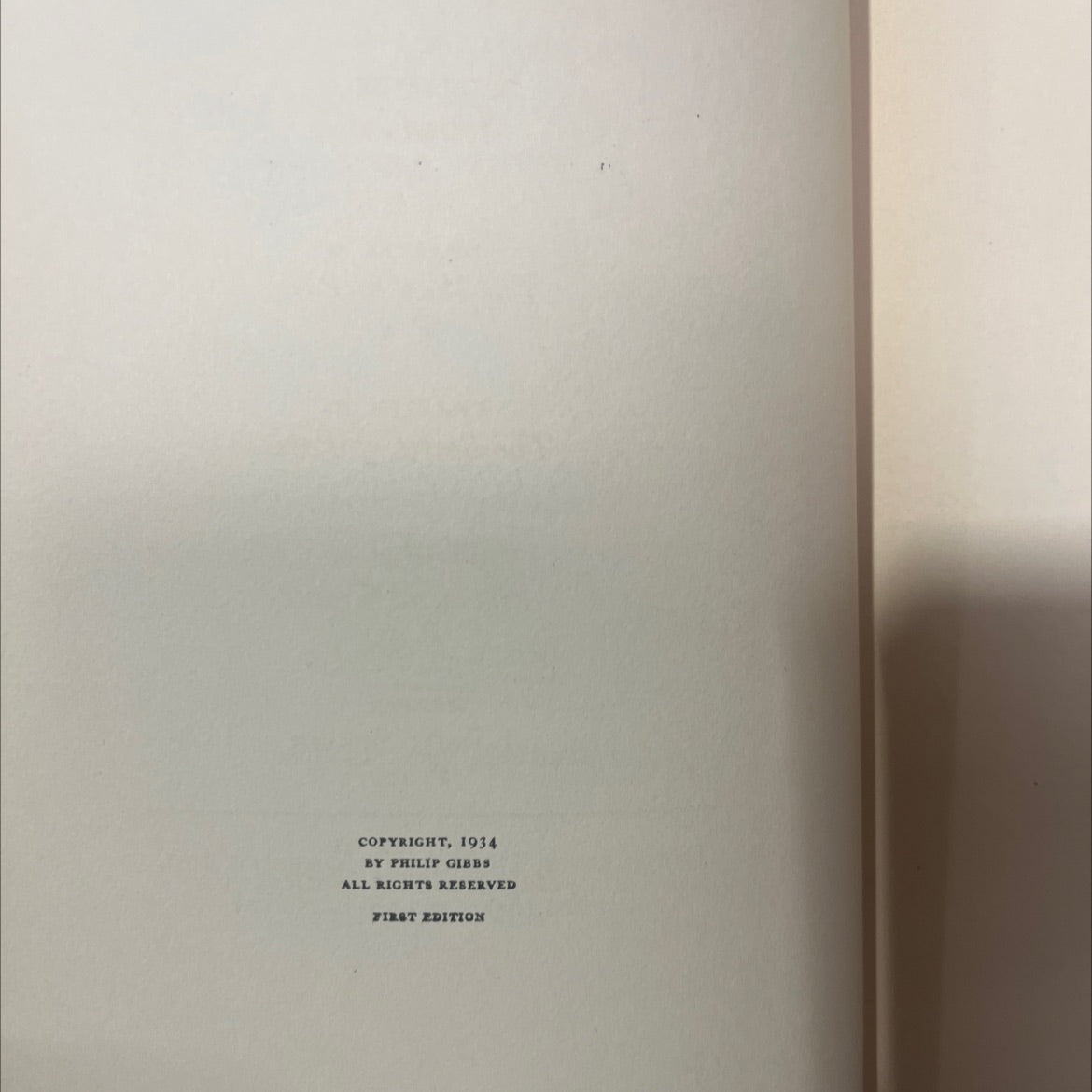 european journey book, by philip gibbs, 1934 Hardcover, Antique, Heavily Used image 3