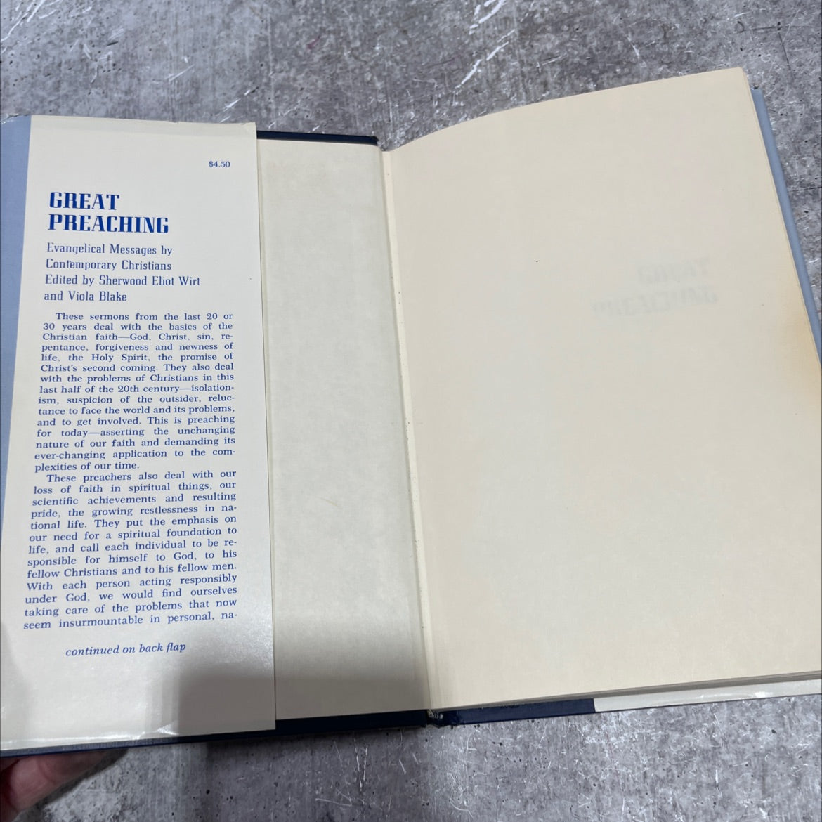 evangelical messages by contemporary christians great preaching book, by sherwood eliot wirt and viola blake, 1970 image 4