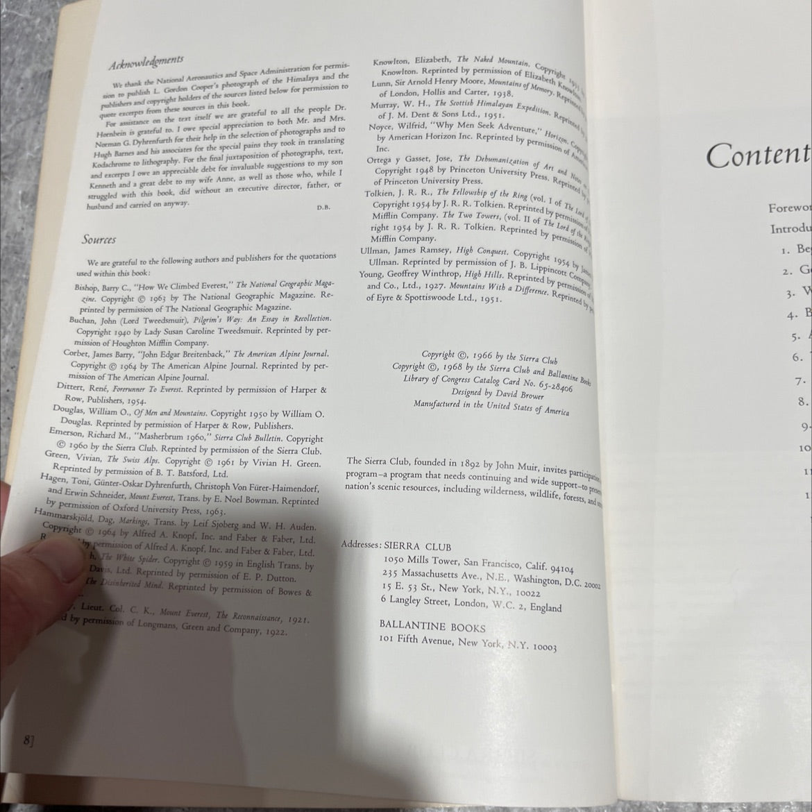 everest the west ridge book, by thomas f. hornbein, 1968 Paperback image 3