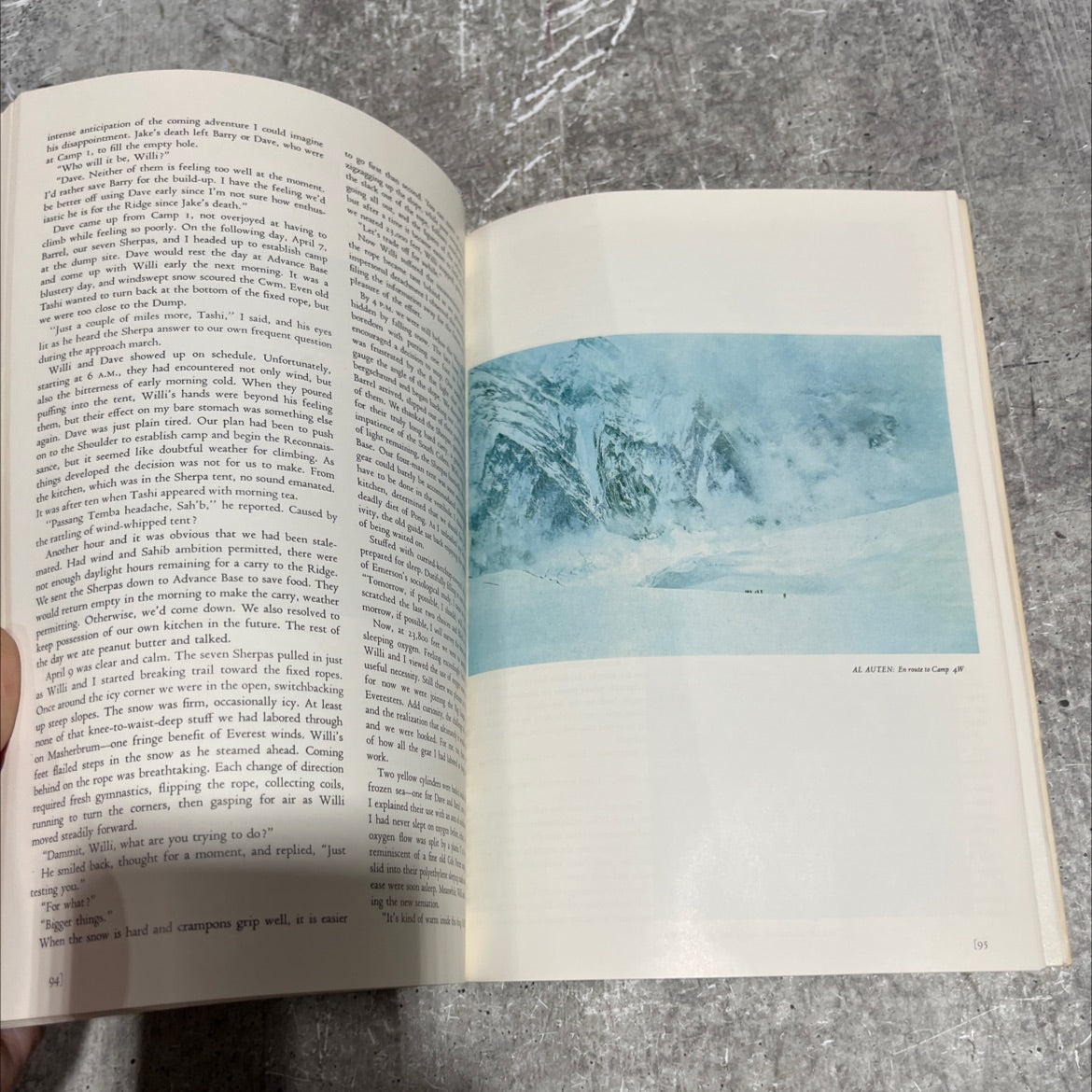 everest the west ridge book, by thomas f. hornbein, 1968 Paperback image 4